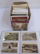 Quantity of early to mid 20th century postcards including Weston-Super-Mare, quantity of Tucks