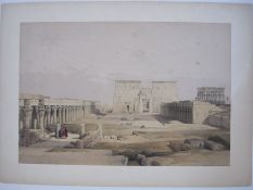 Roberts, David (1796-1864)  Lithograph on India paper with original handcolouring for the Royal