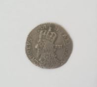 Charles I 1625-49 Oxford 1642-6, groat 1645, declaration in three lines, two scrolls and X within O,