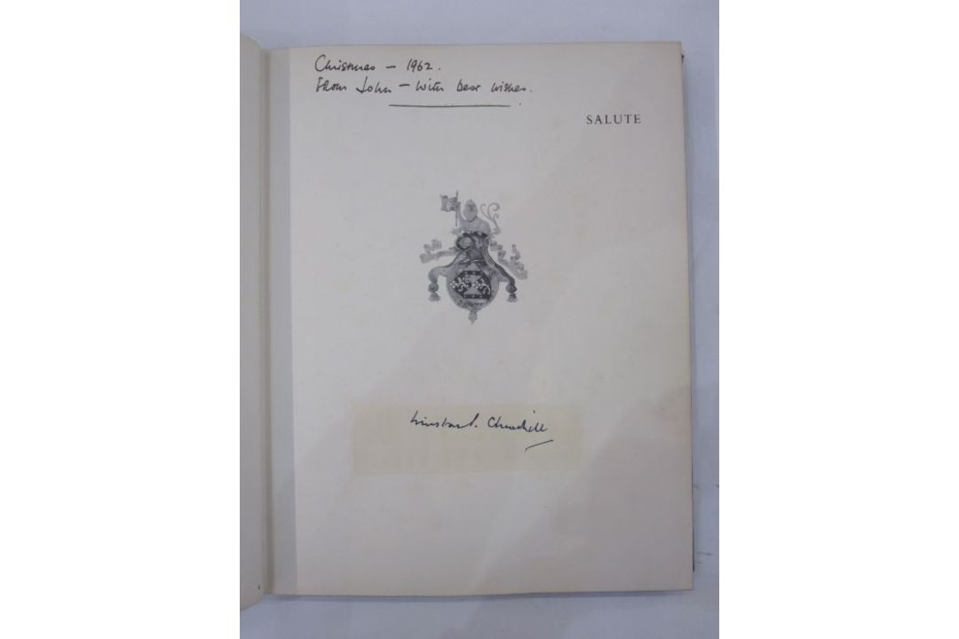 Winston Churchill - signature -  "The Walk with Destiny"  Hutchinson , folio, photographic ills - Image 2 of 8