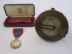 Queen Elizabeth II Imperial Service medal named to 'DAVID JOSEPH CHAPPLE' and a military medium