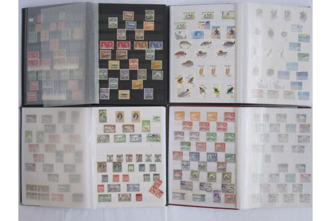 Bag of 15 albums/stockbooks including printed Windsor album and a few stamps in most items (1 box) - Image 5 of 5