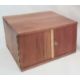 Peter Nichols Mascle mahogany coin cabinet,14 trays with velvet inlays, 30cm x 30.5cm - Image 1 of 3