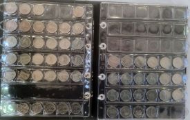 Album of currency coins