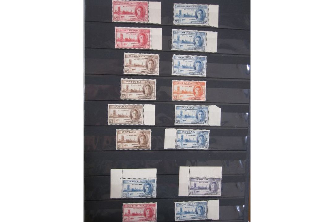 Stockbook of mainly mint King George VI commonwealth, a few early and a few foreign, noted 1946 - Image 4 of 5