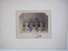 Roberts, David (1796-1864)  Lithograph on India paper with original handcolouring for the Royal