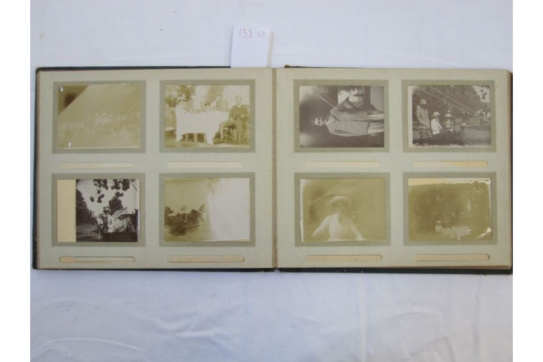 Three early 20th century photograph albums of Asia, to include Polo in India, Chapra and various - Image 14 of 16