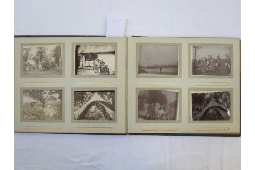 Three early 20th century photograph albums of Asia, to include Polo in India, Chapra and various - Image 13 of 16