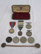 1939-45 'The Defence Medal', Total Abstinence Medal India 'Watch and Be Sober' and Imperial