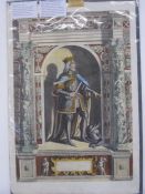 Schrenk Von Notzing, Jacob Set of six copper engraving and etchings from the Armamentarium