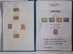 Two folders of commonwealth stamps, mint and used material from King Edward VII (Junior intermediate