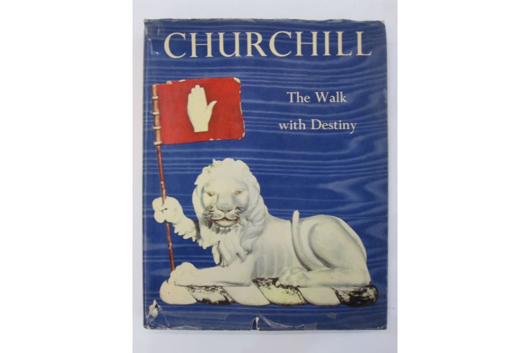 Winston Churchill - signature -  "The Walk with Destiny"  Hutchinson , folio, photographic ills - Image 1 of 8