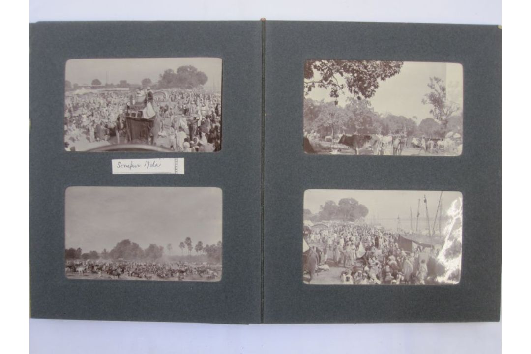 Three early 20th century photograph albums of Asia, to include Polo in India, Chapra and various - Image 6 of 16