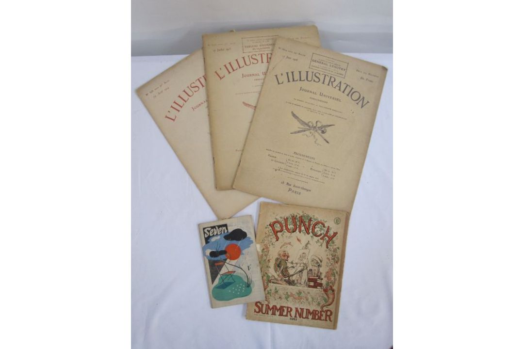 "Seven Magazine of People's Writing", mid 20th century, Punch summer no.1921 and three 'L' - Image 1 of 3