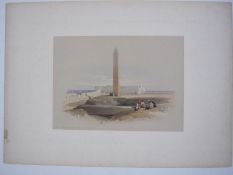 Roberts, David (1796-1864)  Lithograph on India paper with original handcolouring for the Royal