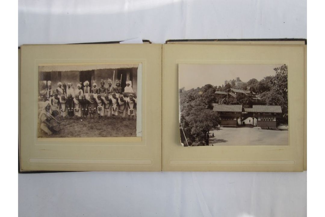 Three early 20th century photograph albums of Asia, to include Polo in India, Chapra and various - Image 9 of 16