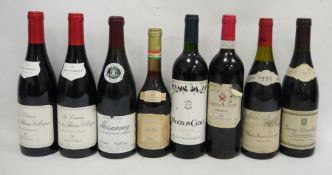 One bottle Chateau de Sours, Bordeaux 2003, one bottle Nuits-Saint-Georges 1993, one bottle Gevrey-