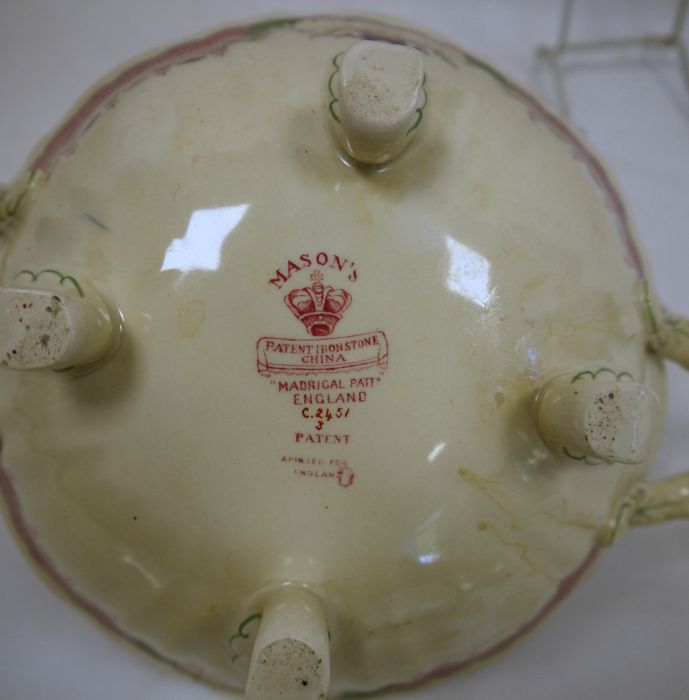 Mixed lot of 18th/19th century china to include teacup and saucer, Copeland floral decorated cup and - Image 6 of 6