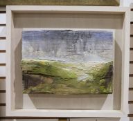 John Steele (20th century school) Pair of mixed media on wood 