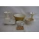 Two G Rushbrooke pottery ham stands, a stoneware mortar with glass pestle, a William Douglas & - Image 1 of 9
