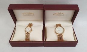 Gentleman's and lady's Rotary wristwatches (both with their fitted boxes) (2)