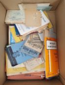 Quantity of magazines and other ephemera including cigarette cards(1 box)