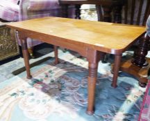 20th century oak William Birch Arts & Crafts coffee table on turned and ringed supports