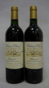 Two bottles Chateau Clinet 1995 Pomerol (2)