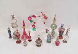 Quantity of Swarovski models, a collection of scent bottles, floral items and other decorative