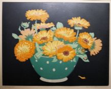 John Hall Thorpe (1874-1947)  Woodblock print 