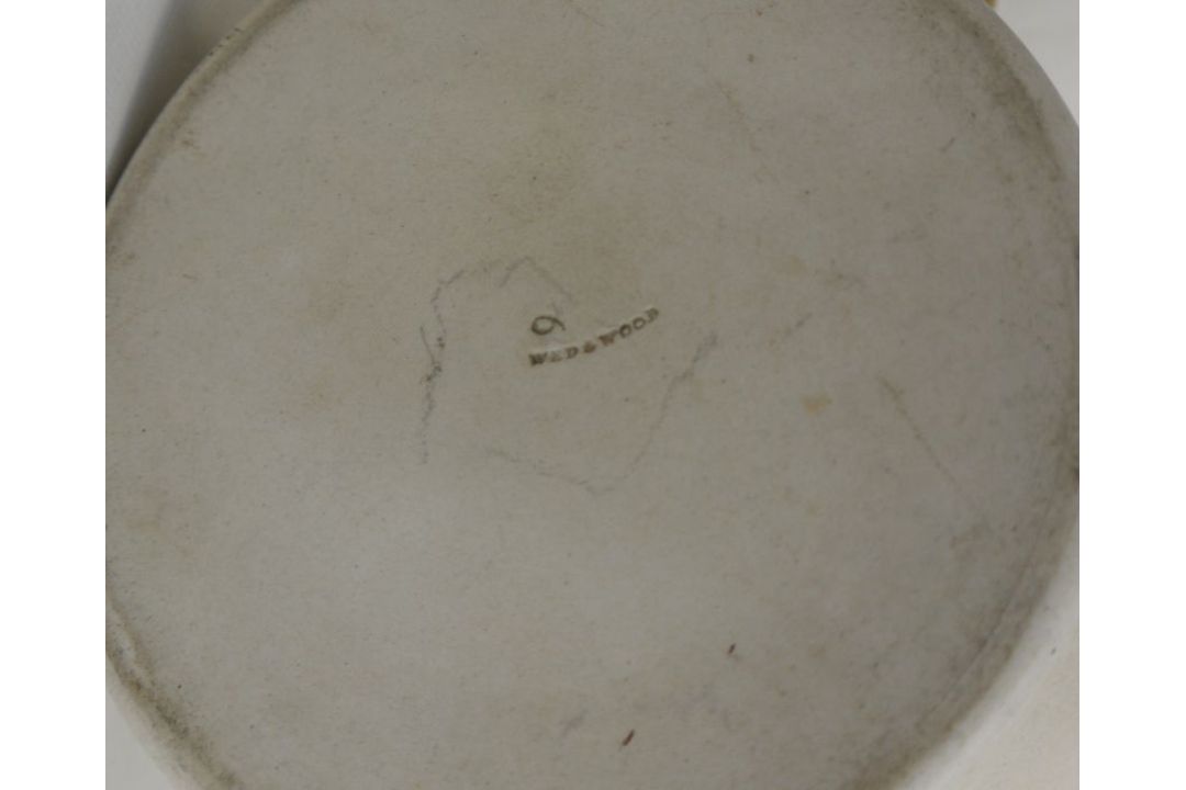 Two G Rushbrooke pottery ham stands, a stoneware mortar with glass pestle, a William Douglas & - Image 5 of 9
