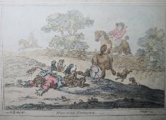 James Gillray (1756-1815) after Brownlow North  Set of four engravings  