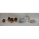 Northern Scenery cup 'Rile Burn Castle, Loch Awe', a porcelain teacup floral decorated, two matching - Image 1 of 3