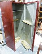 Metal gun safe cabinet, 60cm x 153cm