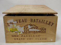 One box (12 bottles) Chateau Batailley Grand Cru, 2005, Pauillac