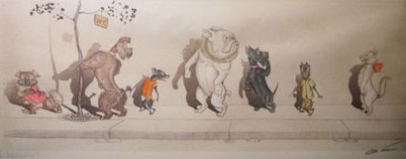 Boris O'Klein (20th century school) Colour print 