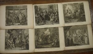 Charles Antoine Coypel (1694-1752) Various unframed engravings published by G Vander Gucht,