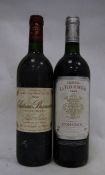 One bottle Chateau Branaire (Duluc-Ducru) Saint-Julien 1996, one bottle Chateau La Fleur de Gay 1995