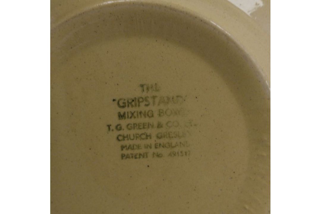 Two G Rushbrooke pottery ham stands, a stoneware mortar with glass pestle, a William Douglas & - Image 6 of 9