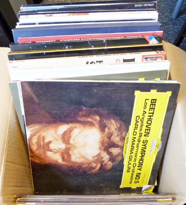 Large collection of LP's, mainly classical (1 box)