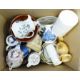 Various Mason's Ironstone teapots together with further china and glassware (3 boxes) - Image 2 of 3