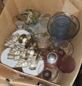 J & G Meakin coffee set, a Copelands tea service together with various china and glassware (4