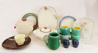 Vintage glass lemonade set together with various china and glasswares (4 boxes)