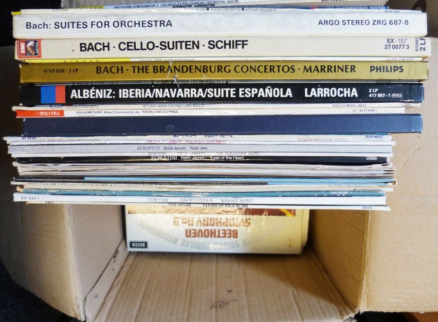 Large collection of LP's, mainly classical (1 box) - Image 2 of 2