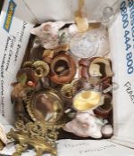 Three Doulton Lambeth jugs, Italian porcelain 'pig' tureen, other pig related items, Murano style