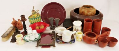 Pair of Burleigh Balmoral tureens together with various china, pottery and household items (4