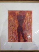 Carol O'Toole  Monoprint etching  