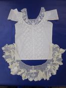 Three late 19th/early 20th century lace fichous (see image) (3)