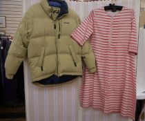 Isabel Morant white cotton pintucked and embroidered blouse, a Basile cotton dress with single