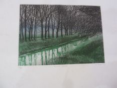 M Rodd (contemporary)  Etching 